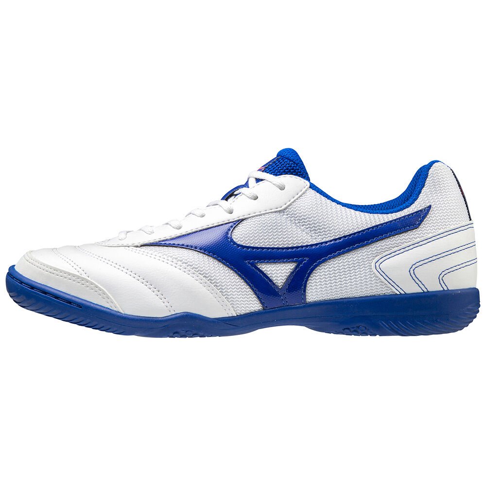 Mizuno Women's MRL Sala Club IN Soccer Shoes White/Blue (Q1GA200302-HGR)